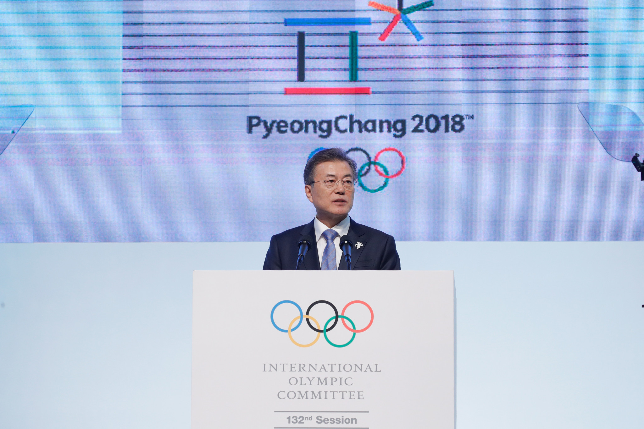 Moon Jae-In is uniquely positioned to use Pyeongchang 2018 and take up human rights as a central platform of his administration, according to Brad Adams, Asia director at Human Rights Watch ©Getty Images