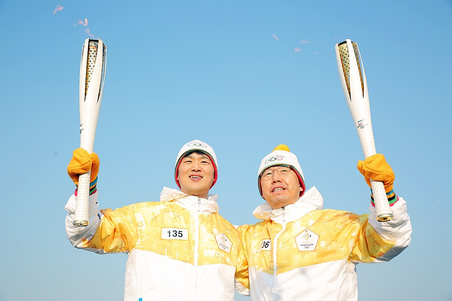 The Pyeongchang 2018 Olympic Torch has today visited Gangneung on the penultimate day of its Relay prior to the Winter Olympic Games ©Pyeongchang 2018