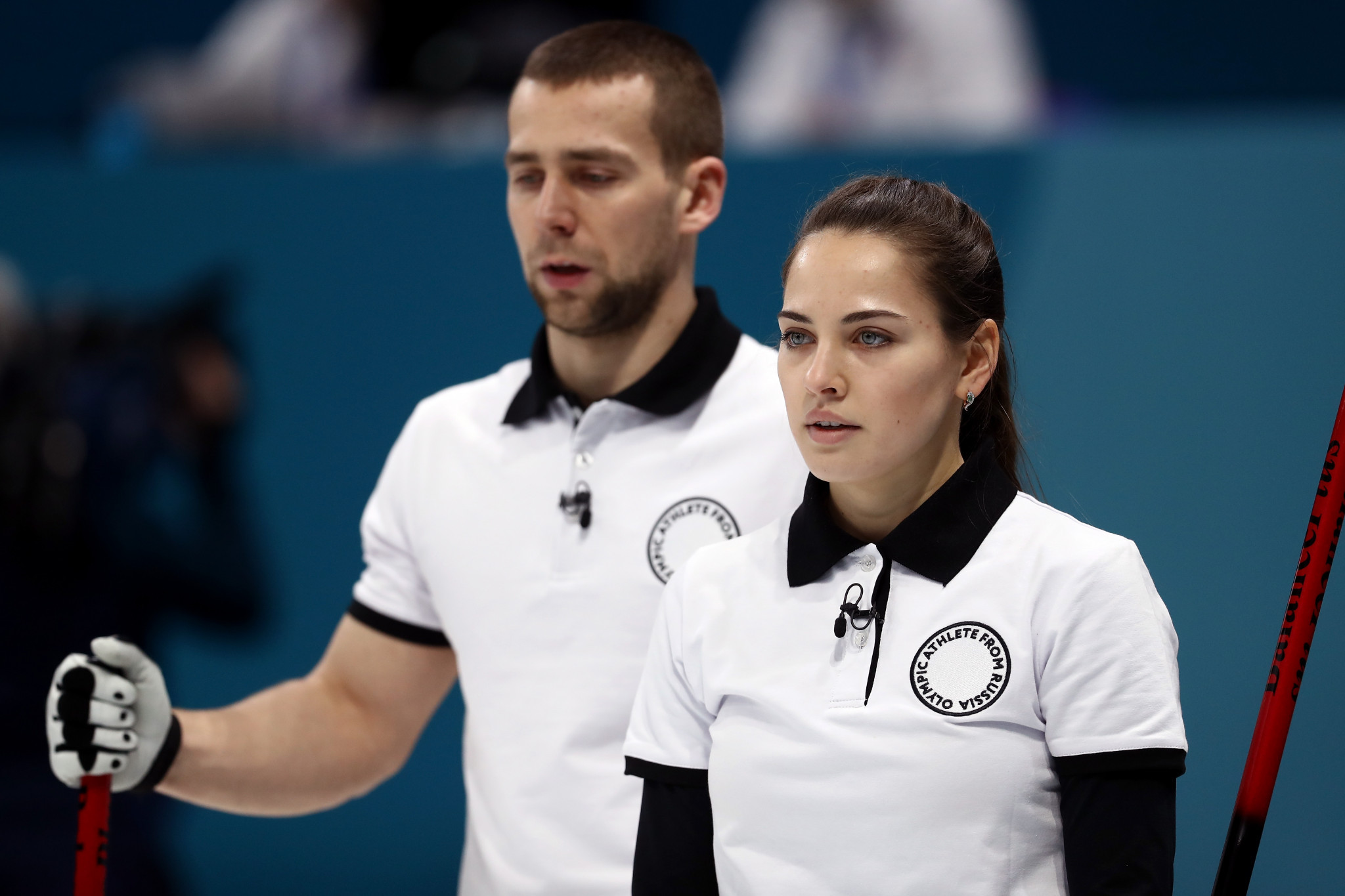 Olympic Athletes from Russia made their debut in curling today, losing to the United States in the mixed doubles ©Getty Images