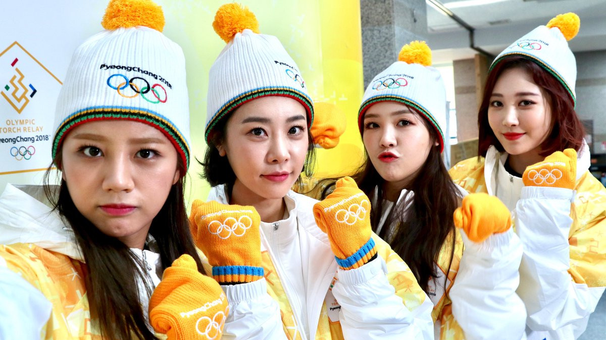 South girl groups Girls Day participated in the Torch Relay ©Pyeongchang 2018/Twitter