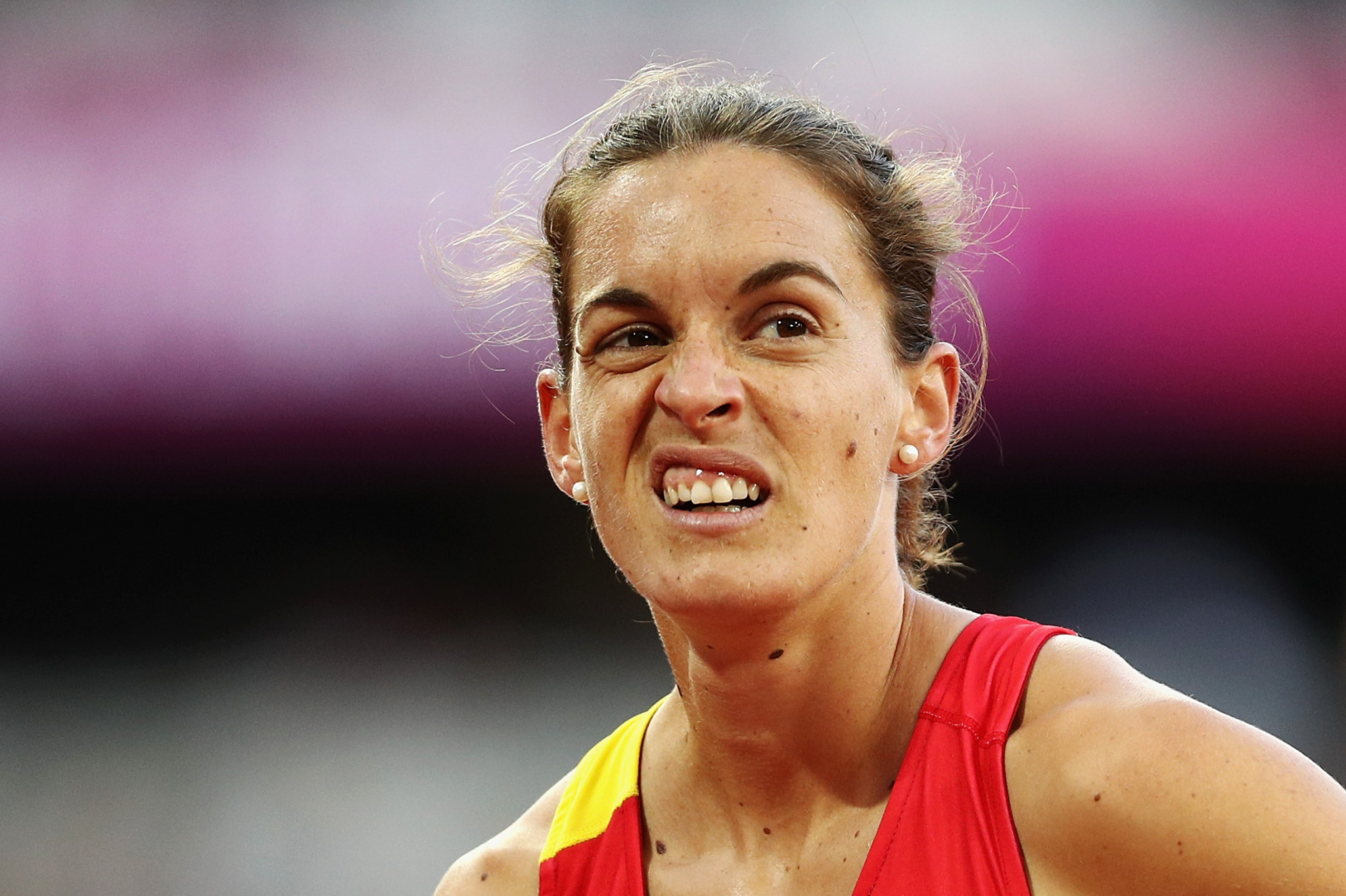 Esther Guerreo Puigdevall led a Spanish clean sweep in the women's 800m ©Getty Images