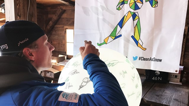 FIS promote clean sport campaign at Alpine Junior World Ski Championships