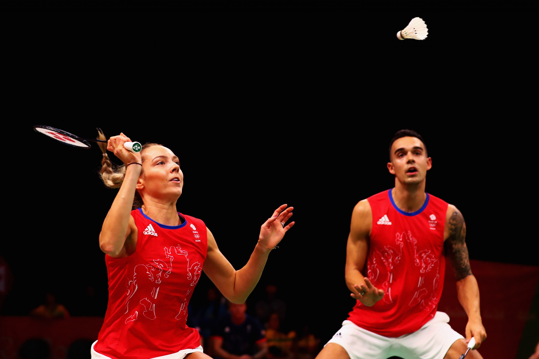 Chris and Gabby Adcock will defend their Commonwealth mixed doubles badminton title on the Gold Coast this April ©Getty Images