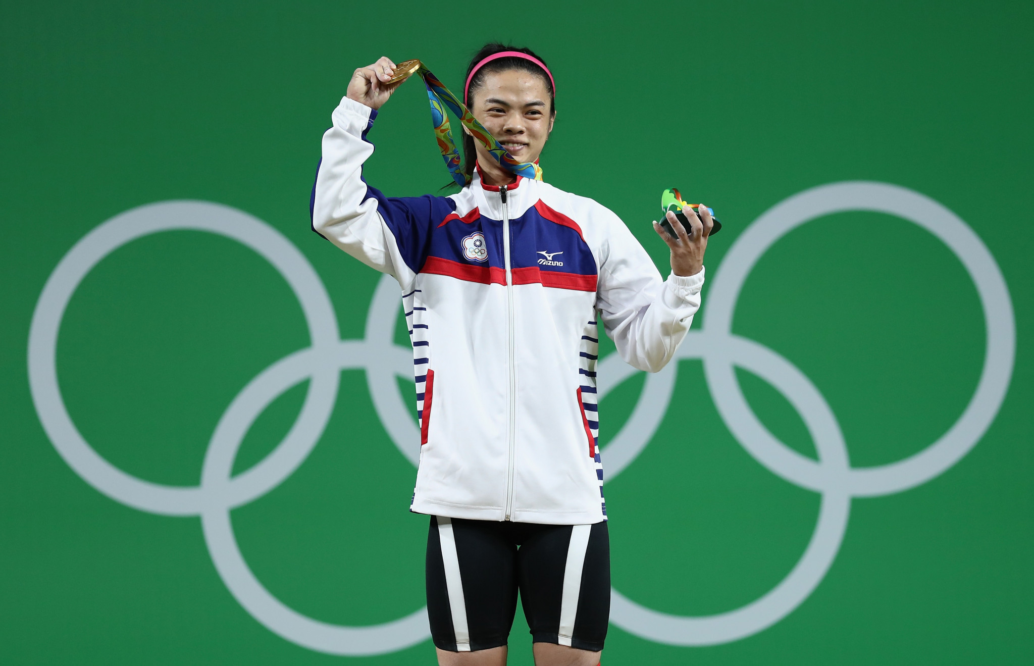 Chinese Taipei's Hsu Shu-ching won an Olympic gold medal gold in weightlifting at Rio 2016 ©Getty Images