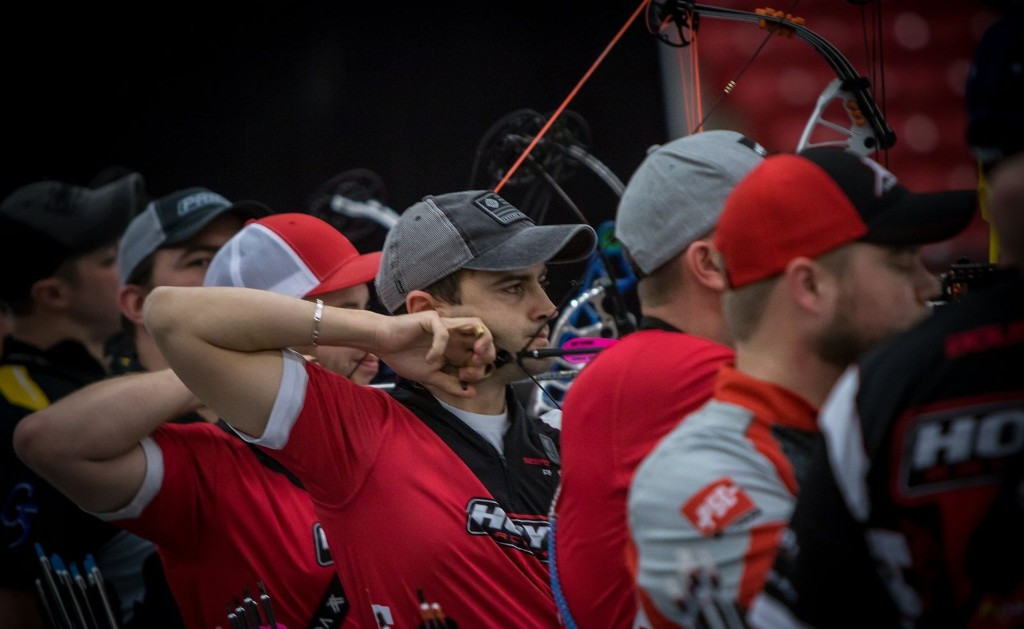 America's Jesse Broadwater was among several archers to enjoy a perfect opening day ©World Archery