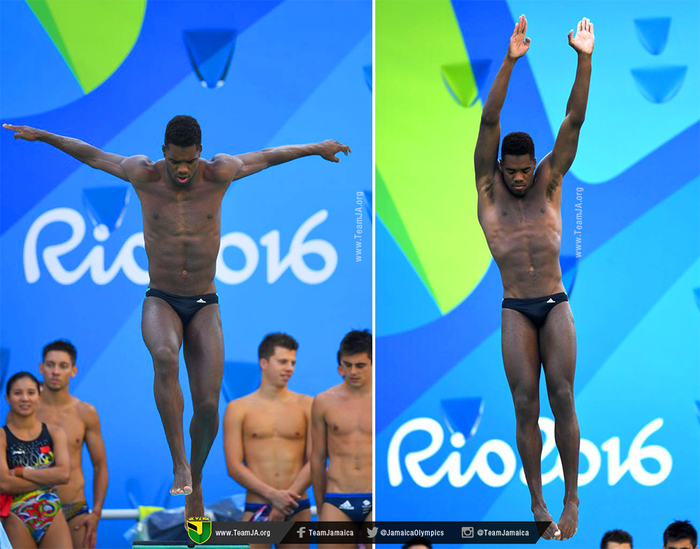 Yona Knight-Wisdom made history at both Glasgow 2014 and Rio 2016 when he became the first Jamaican diver to take part in the Commonwealth Games and Olympics ©Twitter