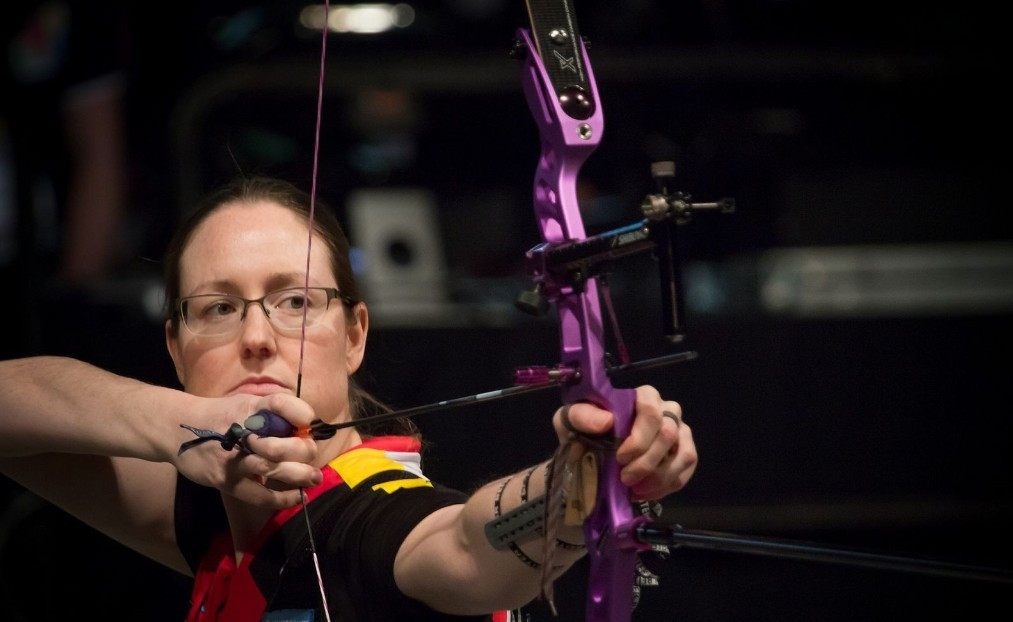 America's Lisa Unruh claimed gold in the women's recurve event in Las Vegas ©World Archery