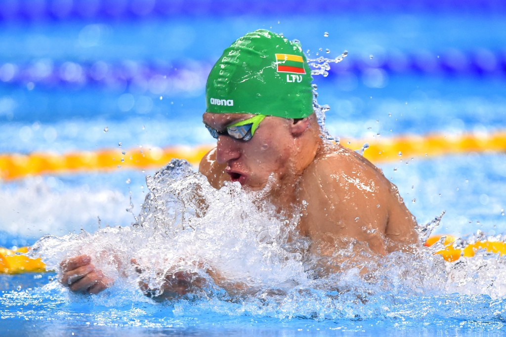 Lithuania picked up their first title of the event thanks to Andrius Sidlauskas' victory in the men's 50m breaststroke 