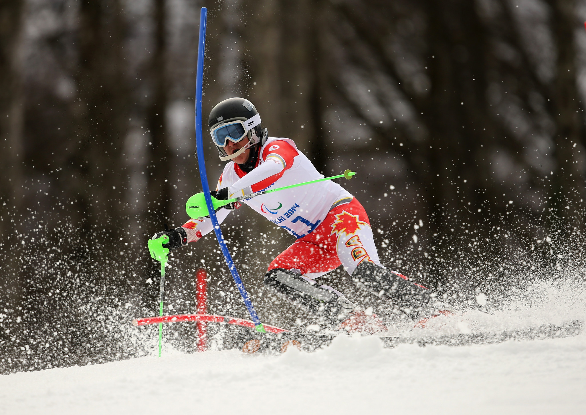 Marcoux dominates downhill courses on home snow at World Para Alpine Skiing World Cup in Kimberley