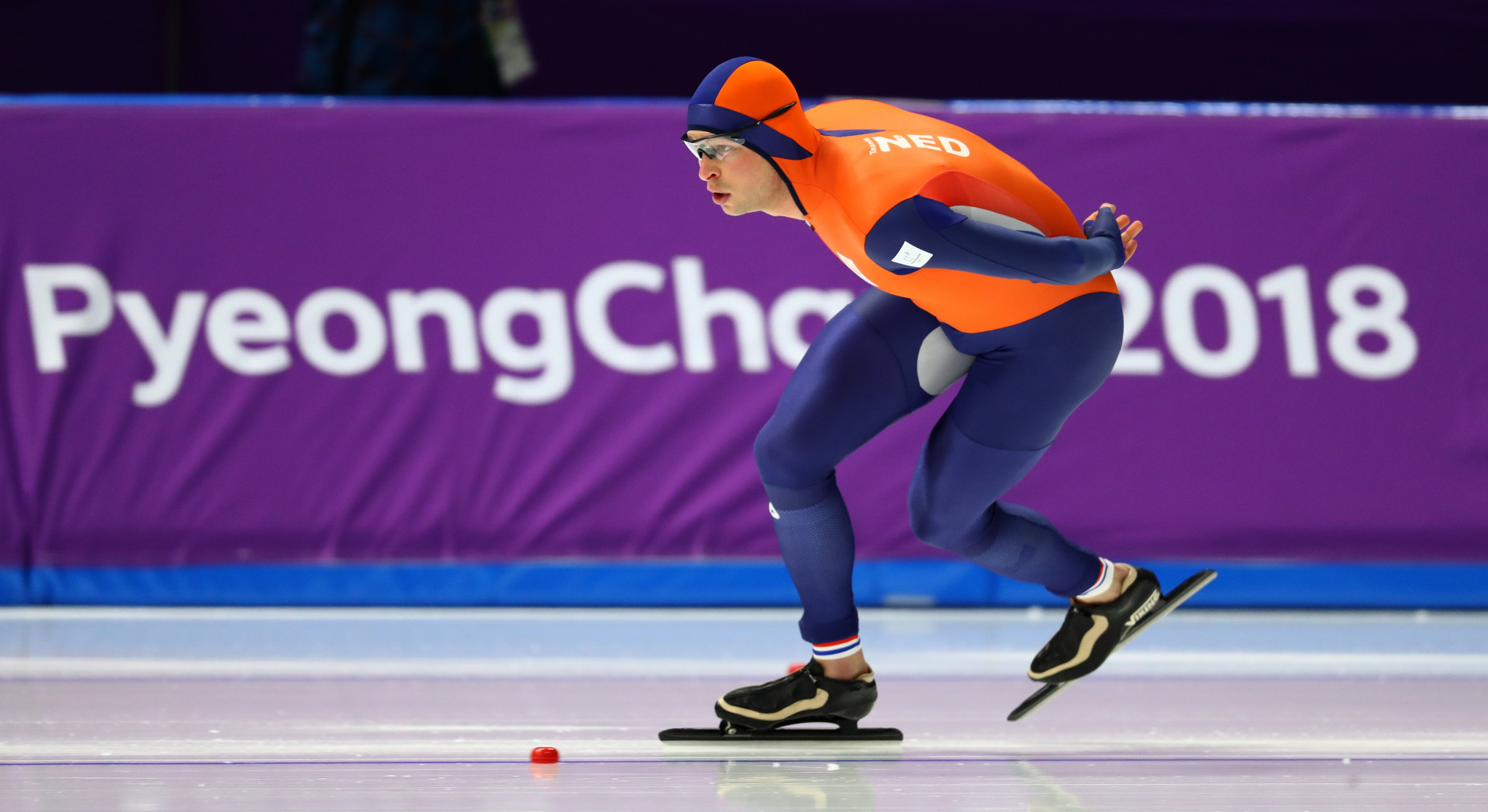 Sven Kramer skated to a third speed skating gold medal in the men's 5,000m ©Getty Images