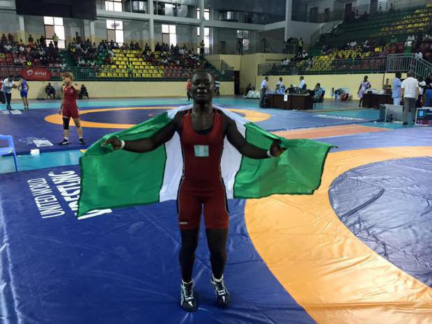 Miesinnei Mercy Genesis led the Nigerian domination in the women's event ©Twitter