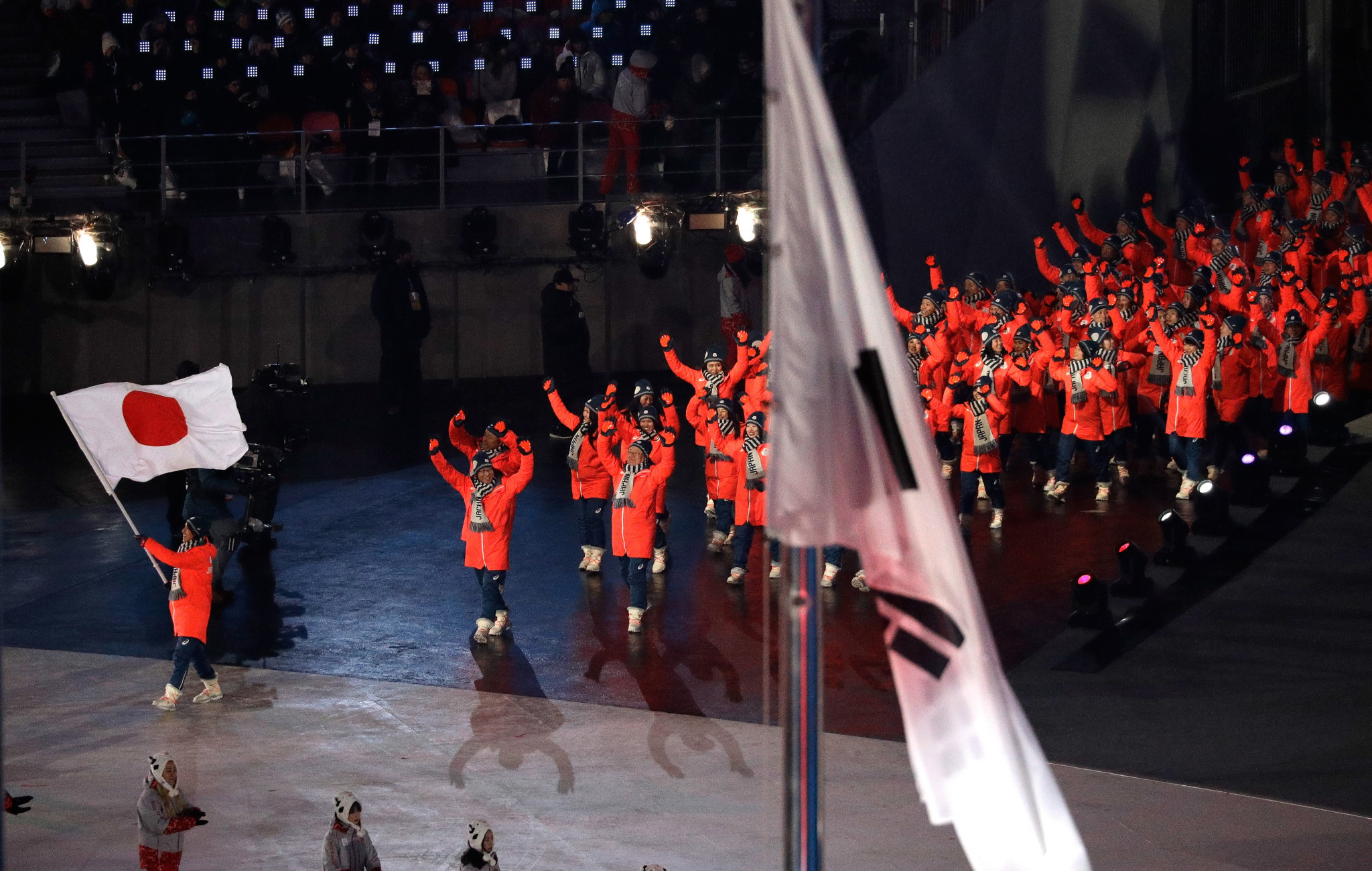 Josh Cooper Ramo made the remarks as Japan was introduced at the Pyeongchang 2018 Opening Ceremony ©Getty Images