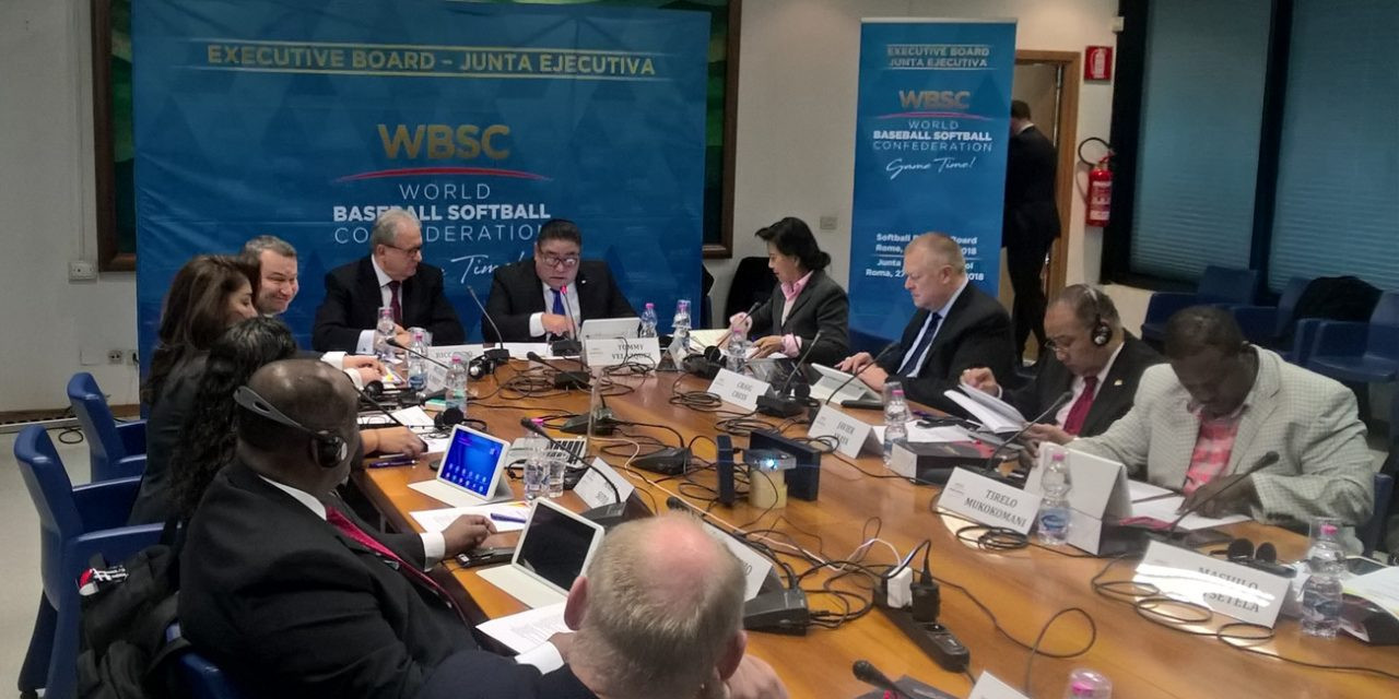WBSC hold executive meeting in Rome to discuss Olympic future