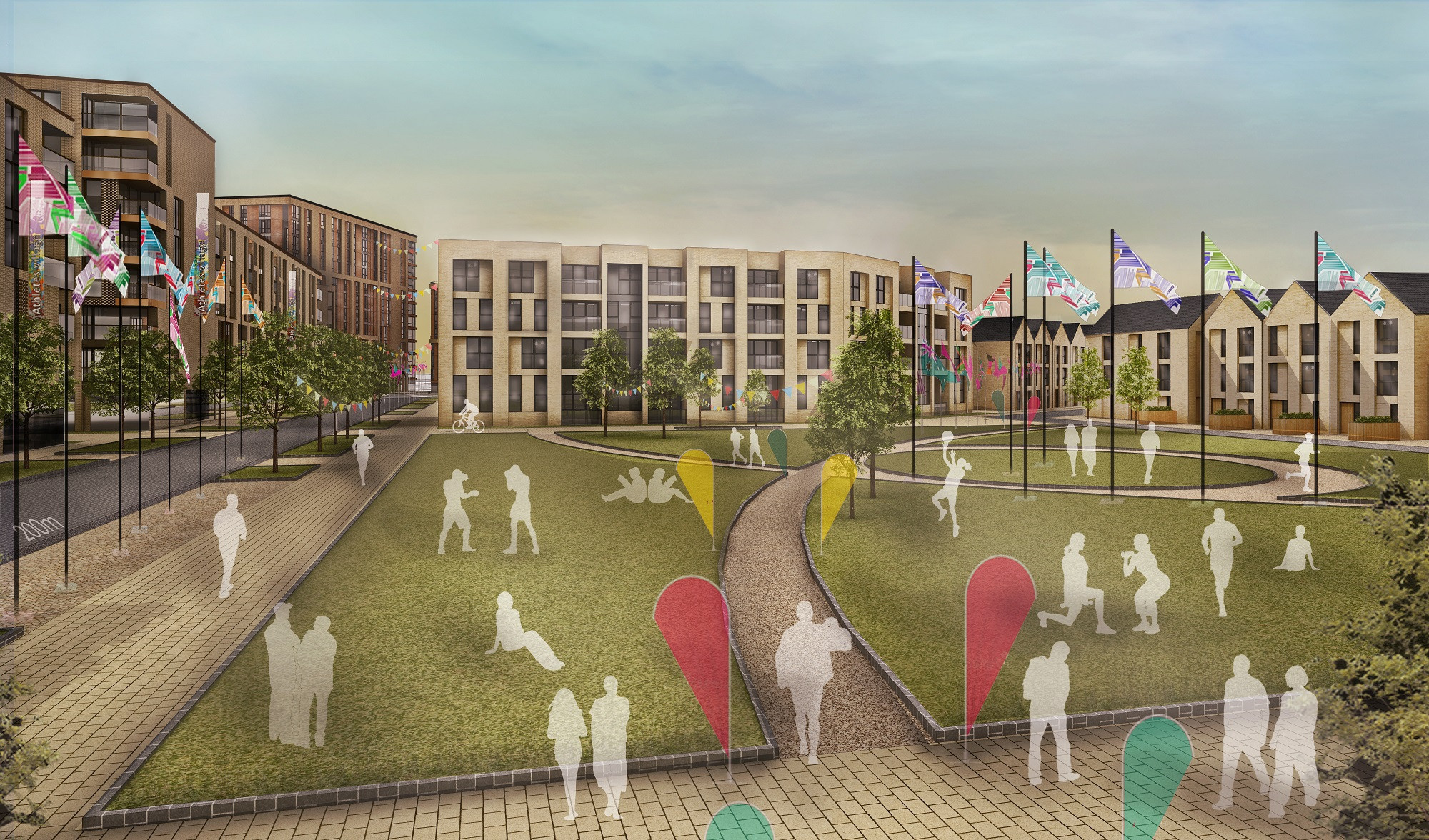Birmingham 2022 intend to transform the Games Village into affordable housing after the event ©Birmingham 2022