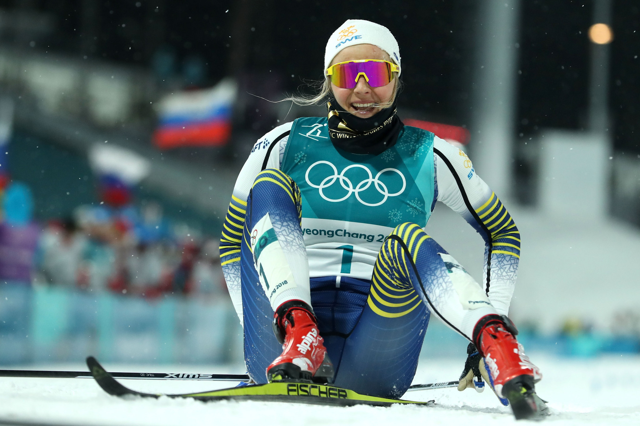 Stina Nilsson led from start to finish in the women's competition ©Getty Images