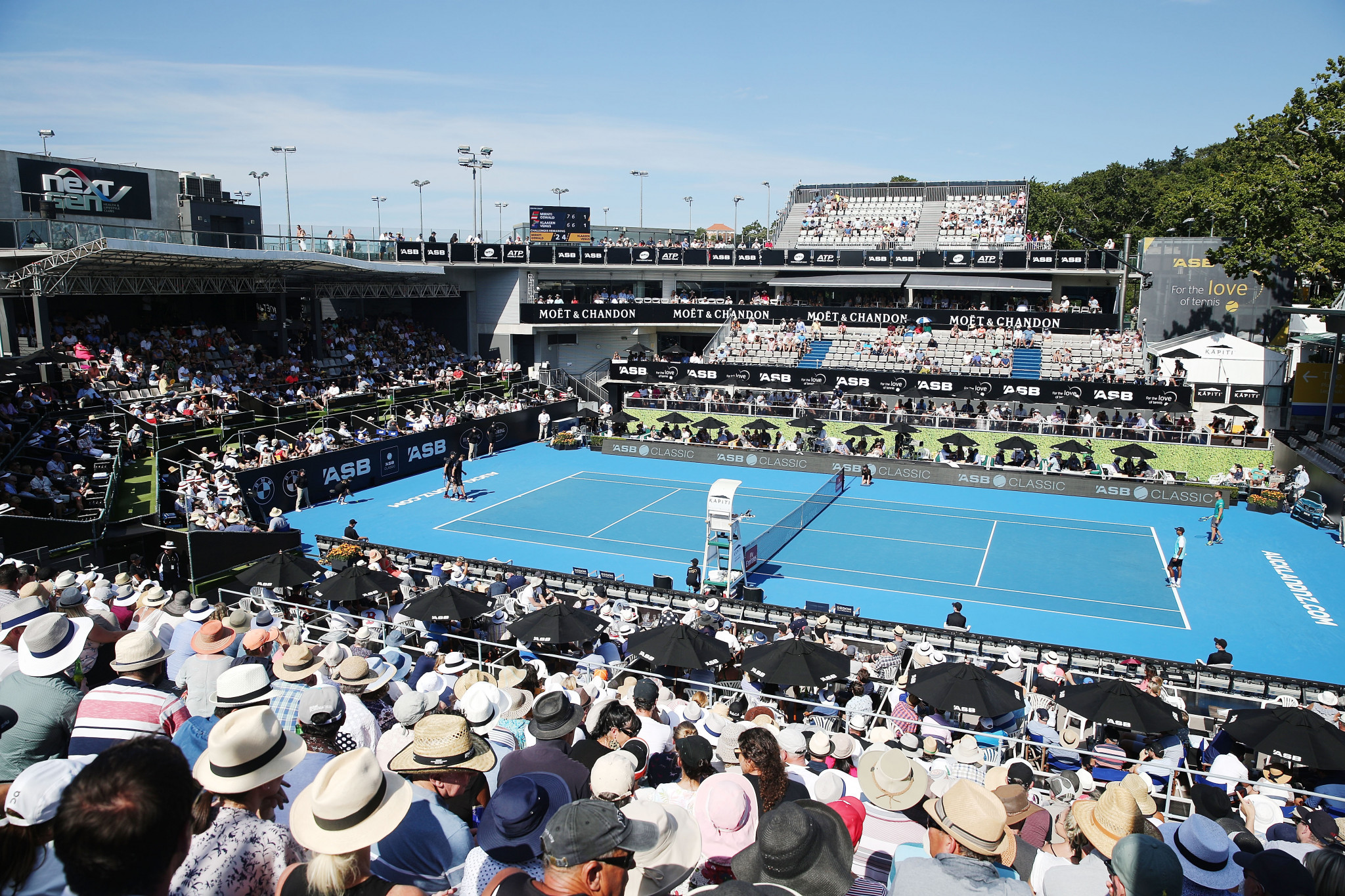 Netball NZ are looking into the possibility of converting the ASB Tennis Centre for the 2023 World Cup ©Getty Images
