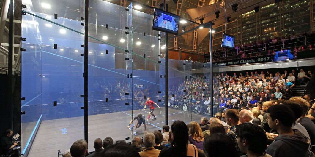 The PSA Canary Wharf Classic will return to East Wintergarden in March ©PSA