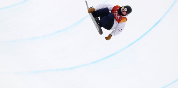 Ayumu Hirano finished second in the halfpipe snowboard final ©Getty Images