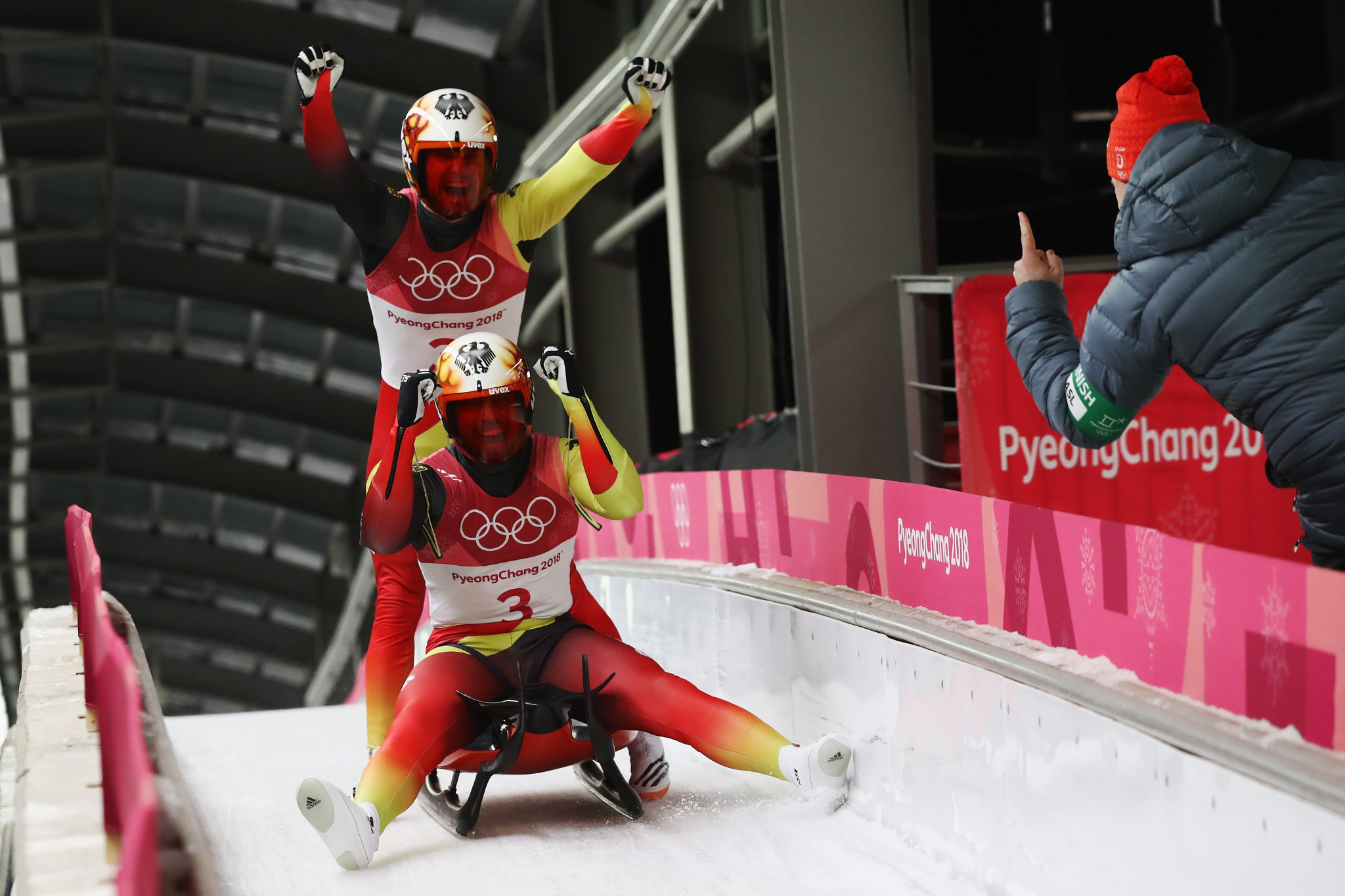Wendl and Arlt maintain German charge with successful luge doubles title defence at Pyeongchang 2018