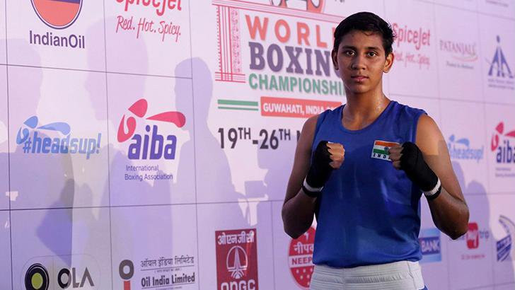 Shashi Chopra reached the final of the women's 57kg event in Jakarta ©Twitter