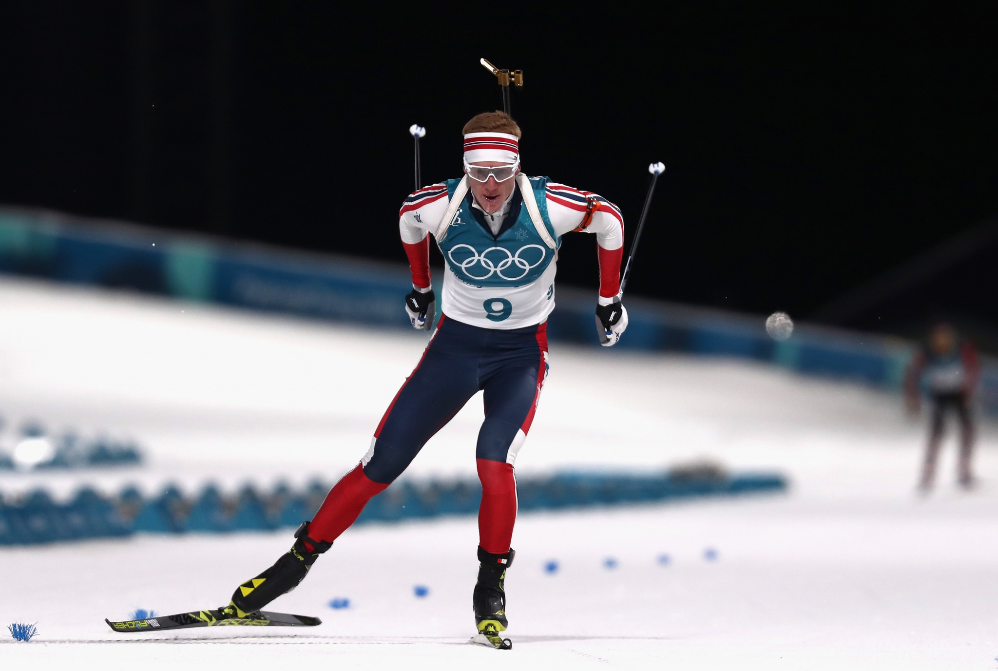 Johannes Thingnes Bø completed a golden day for Norway by winning the men's 20km individual biathlon race ©Getty Images