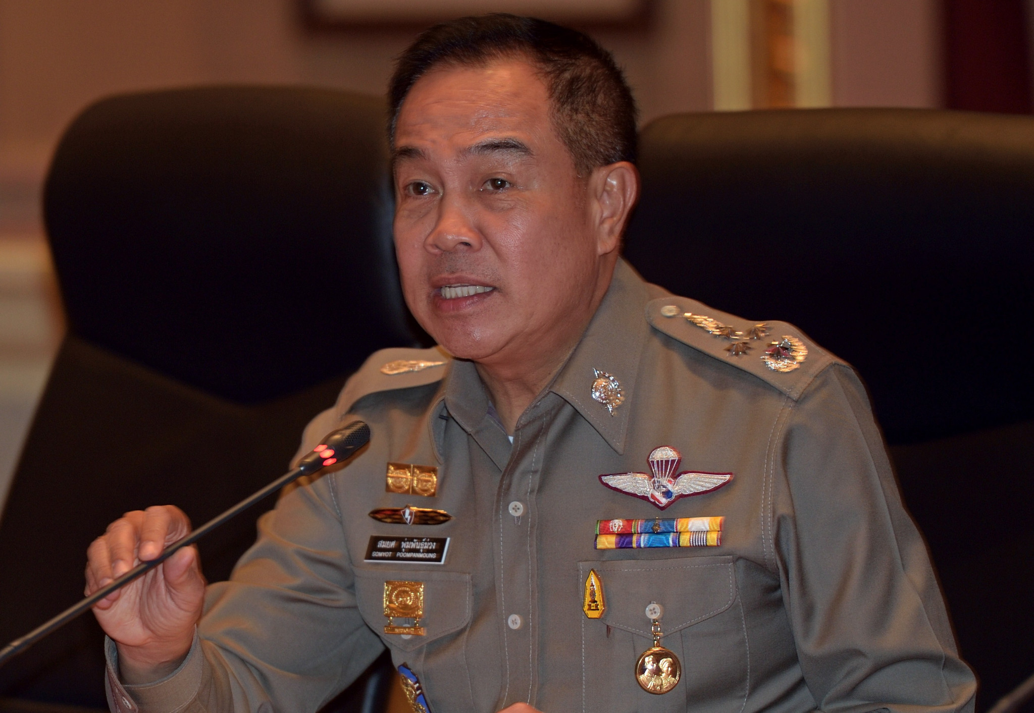 Somyot Poompanmoung is the former Thailand chief of police ©Getty Images