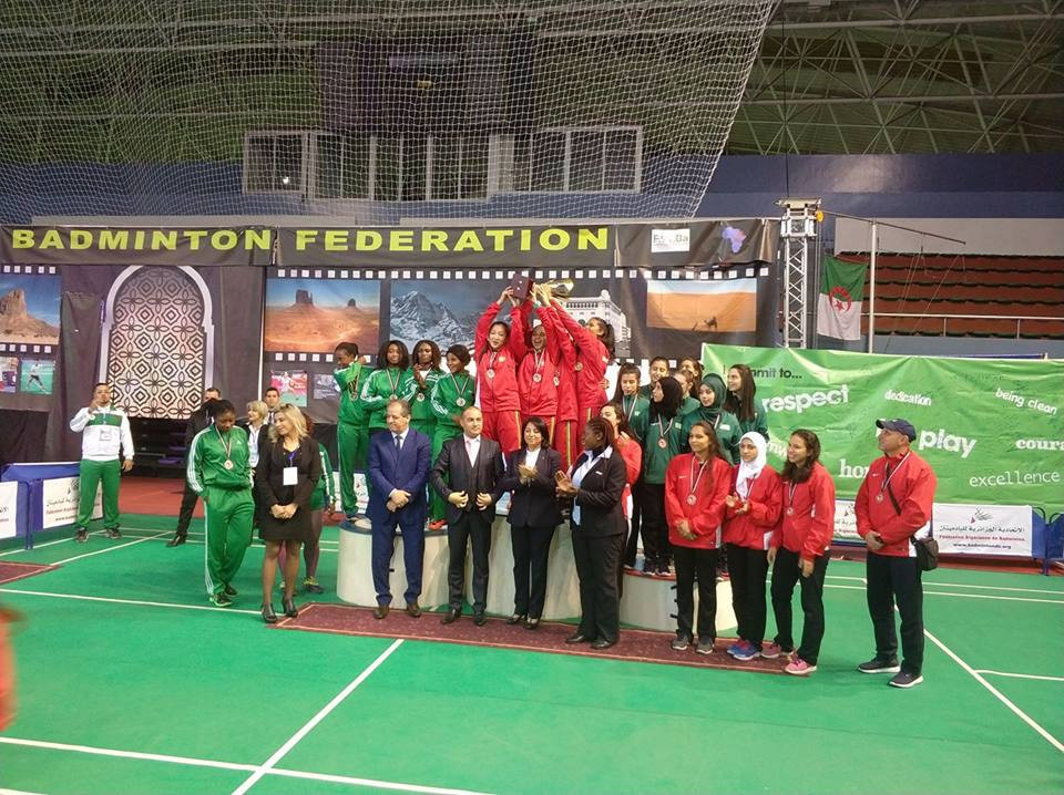 Mauritius and Algeria earned victories at the African Continental Championships ©Badminton Confederation Africa 