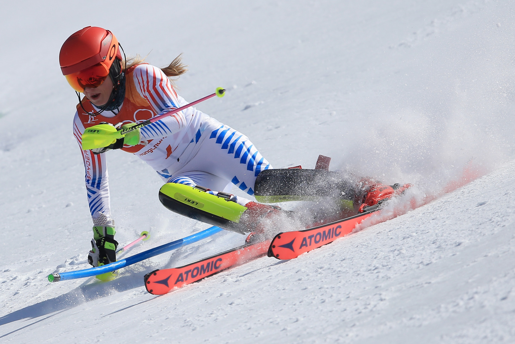 Pre-race favourite Mikaela Shiffrin of the United States finished outside of the medals ©Getty Images