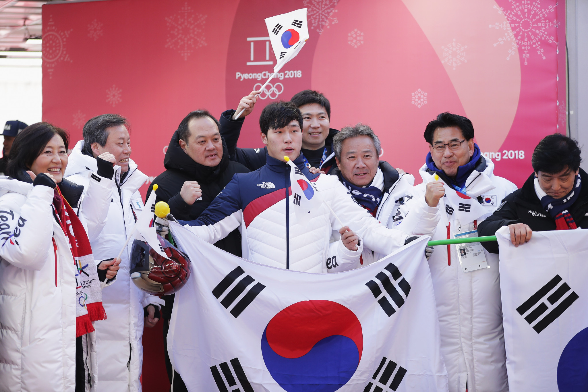 Yun Sungbin claimed hosts South Korea’s second gold medal of the 2018 Winter Olympic Games after winning the men’s skeleton event today ©Getty Images