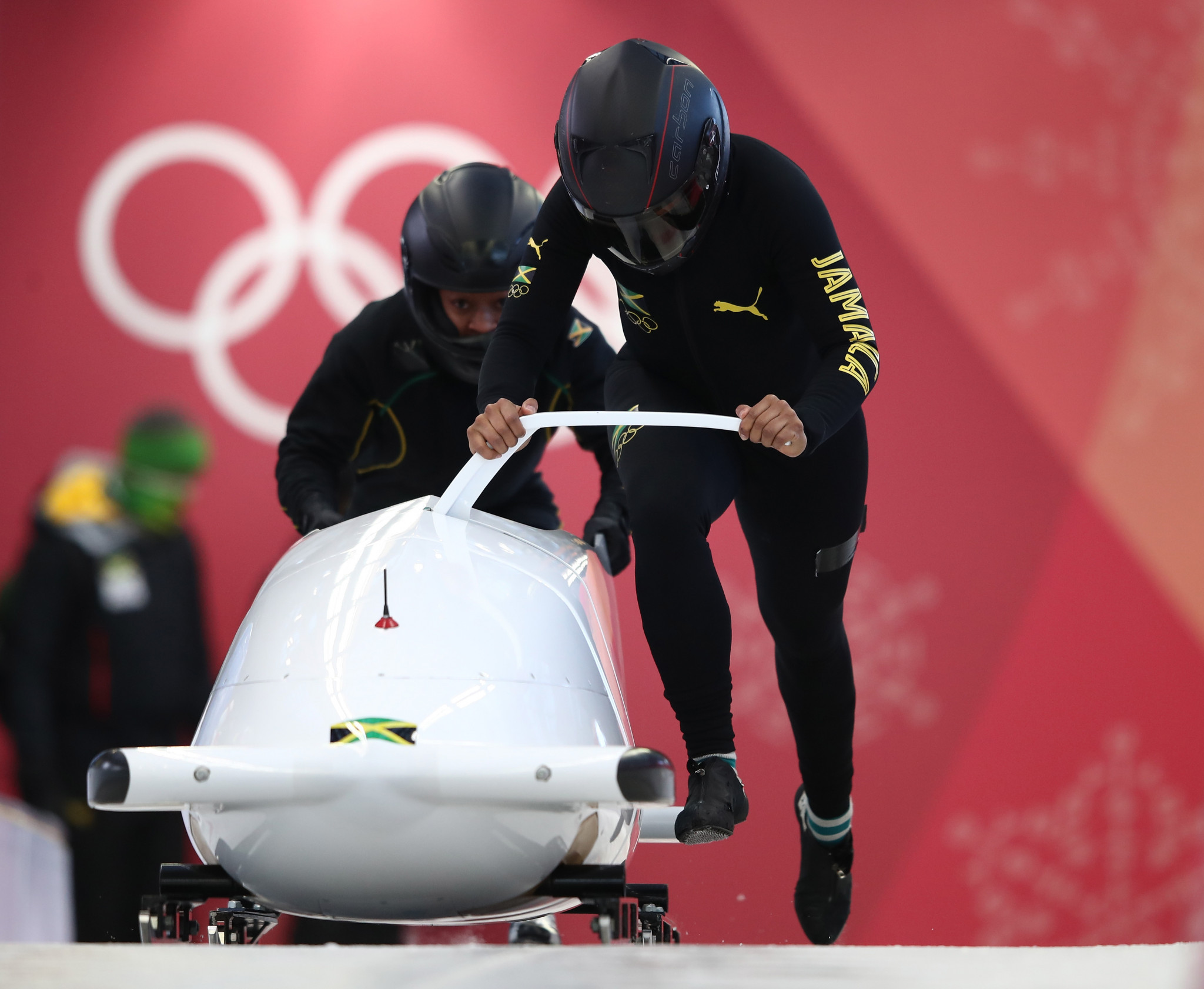 Fears Jamaica could withdraw from the women's bobsleigh event at the Winter Olympic Games have been allayed after beer company Red Stripe agreed to buy them a new sled ©Getty Images
