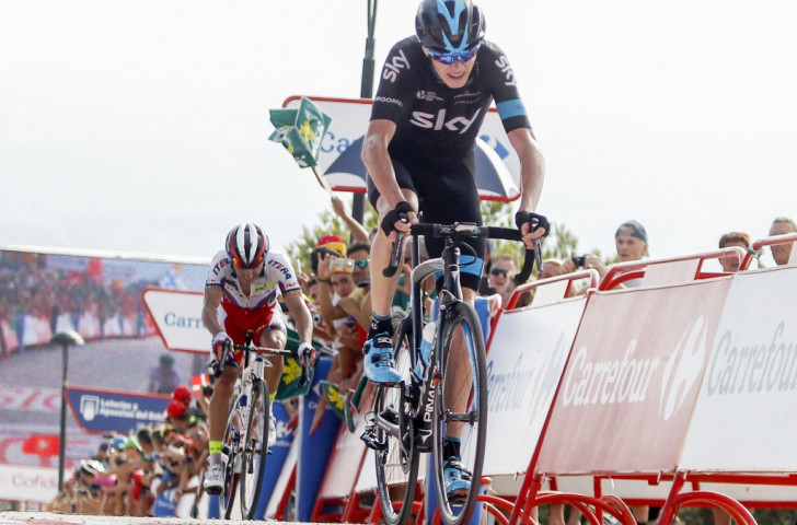 Team Sky's Chris Froome is 78 seconds adrift of the red jersey