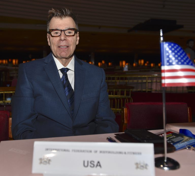 Wayne S DeMilla, IFBB Physique America’s chief executive and President, pictured at the IFBB World Congress, believes the addition of Danny Padilla to his Executive Board is another important step for the sport in the US ©IFBB