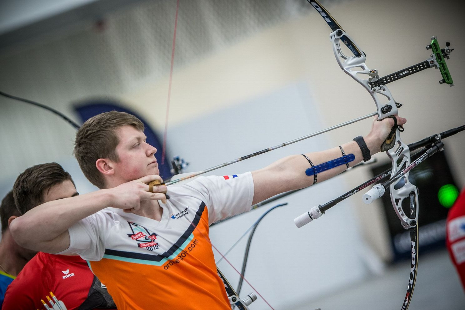 Sjef van den Berg also broke a European record in the recurve event ©Getty Images