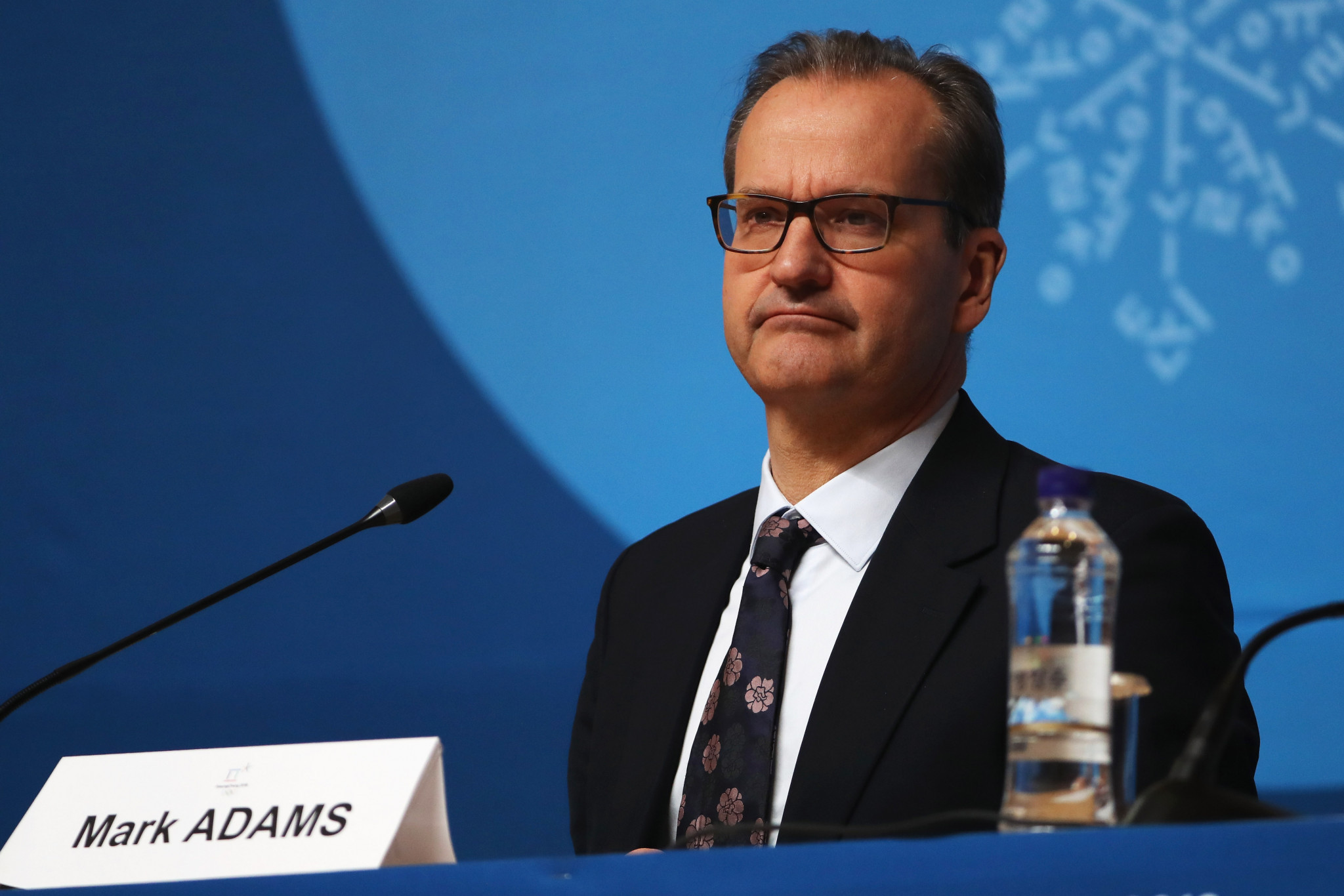IOC Presidential spokesperson Mark Adams faced question after question about their response ©Getty Images