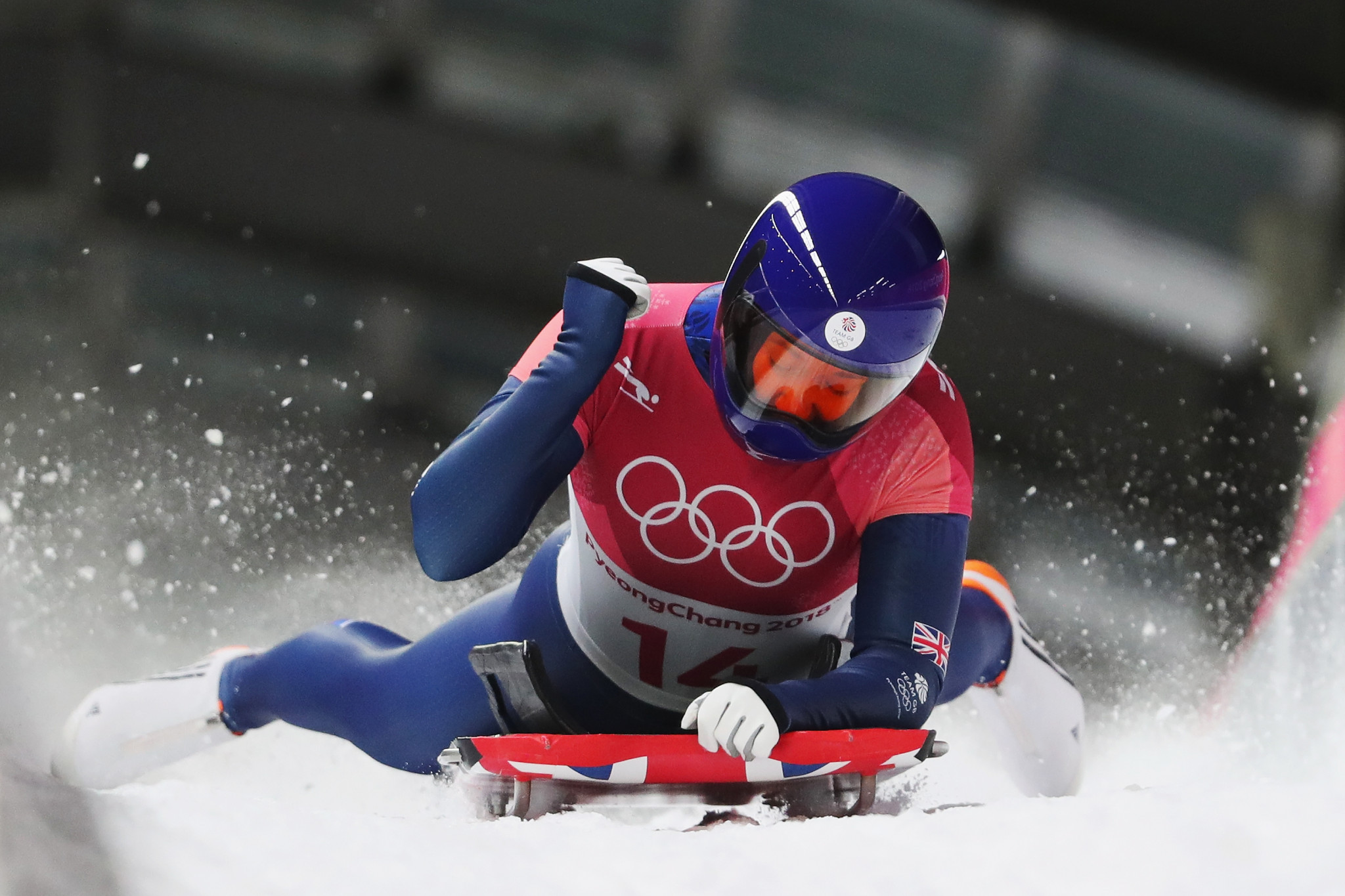 Yarnold retains Olympic women's skeleton title on historic day for Britain at Pyeongchang 2018