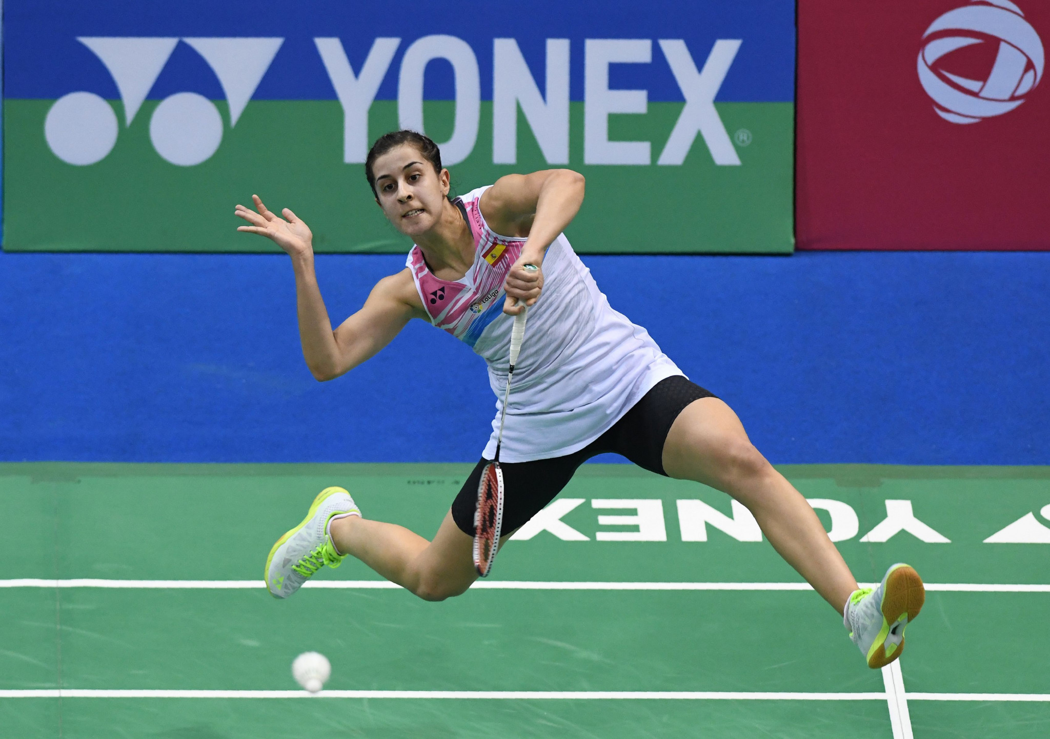 Carolina Marin was unable to prevent Spain from suffering a semi-final defeat ©Getty Images