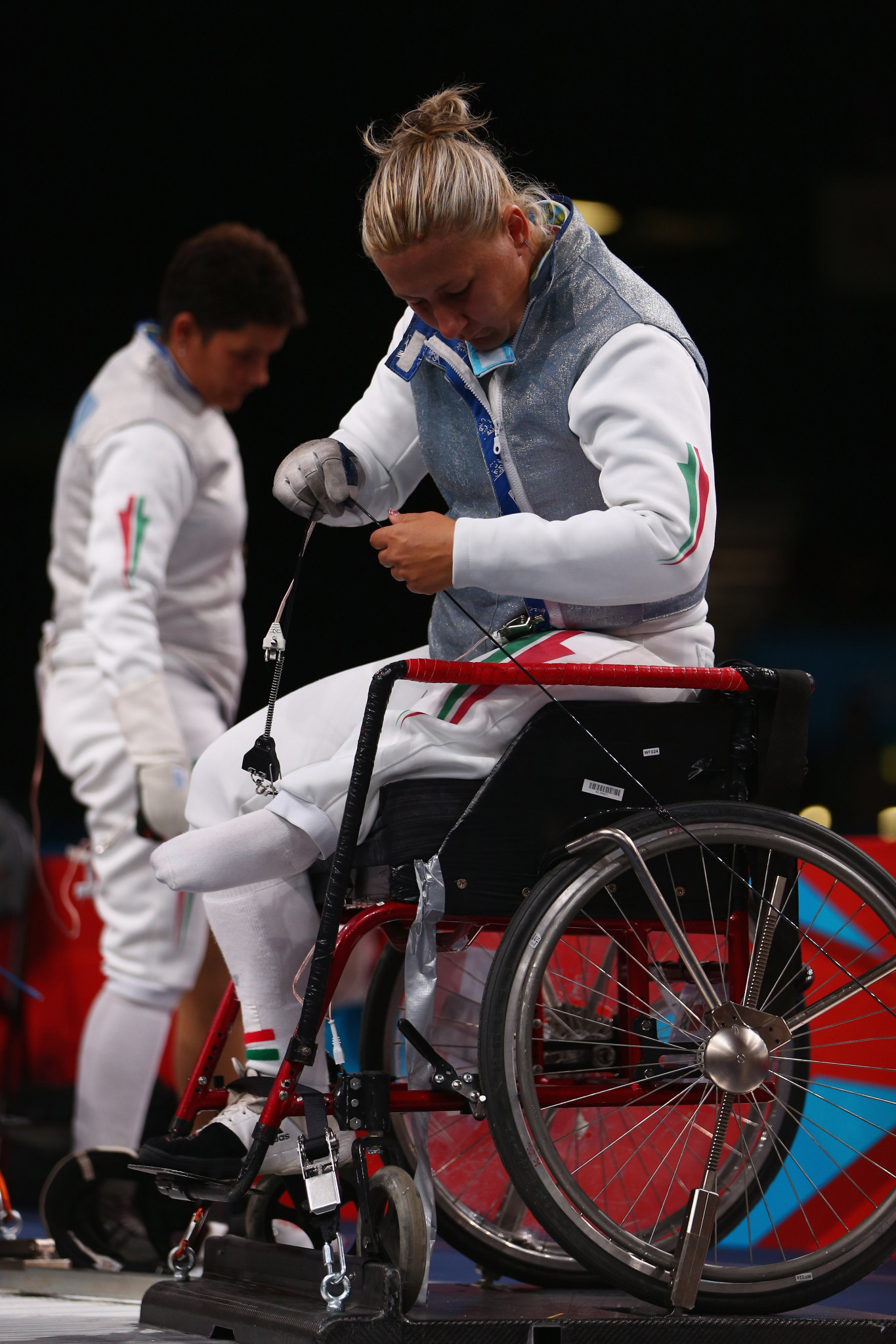 Zsuzsanna Krajnyák won a gold medal at the Wheelchair Fencing World Championships in November 2017 ©Getty Images