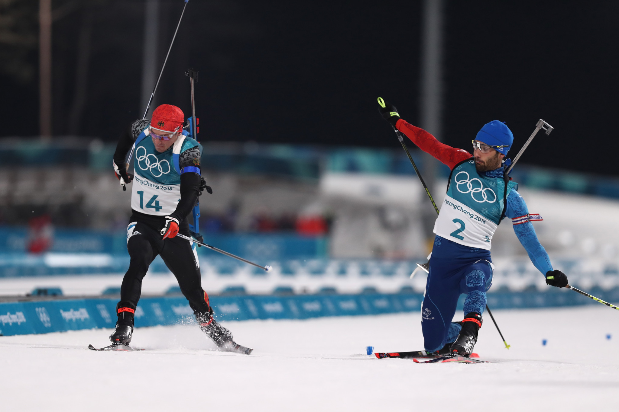 Fourcade edges Schempp in photo finish to become France's most successful ever Olympic athlete