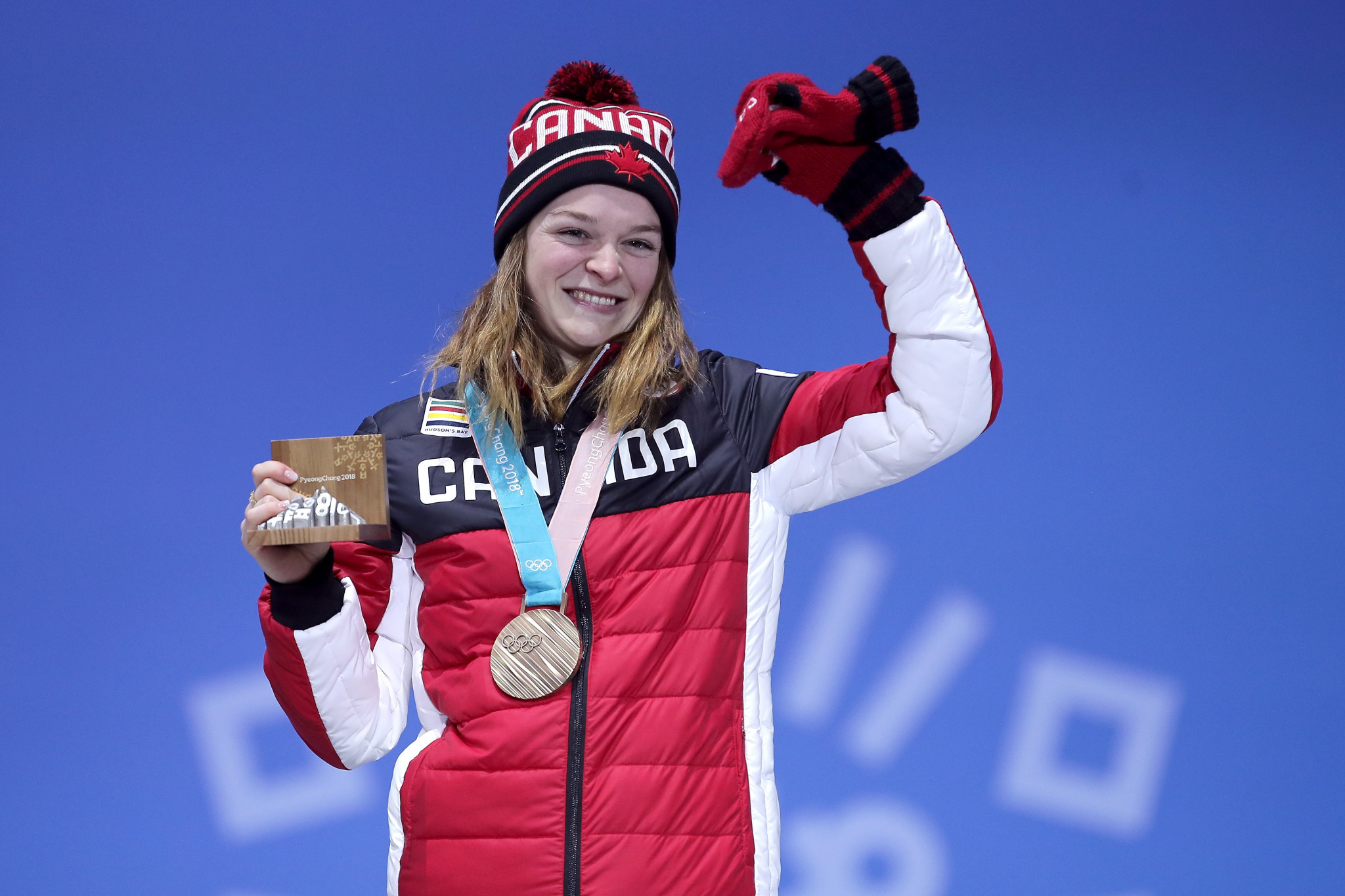 Canada's Kim Boutin was subjected to online threats after winning a medal at the expense of a disqualified South Korean in the short track speed skating at Pyeongchang 2018 ©Getty Images