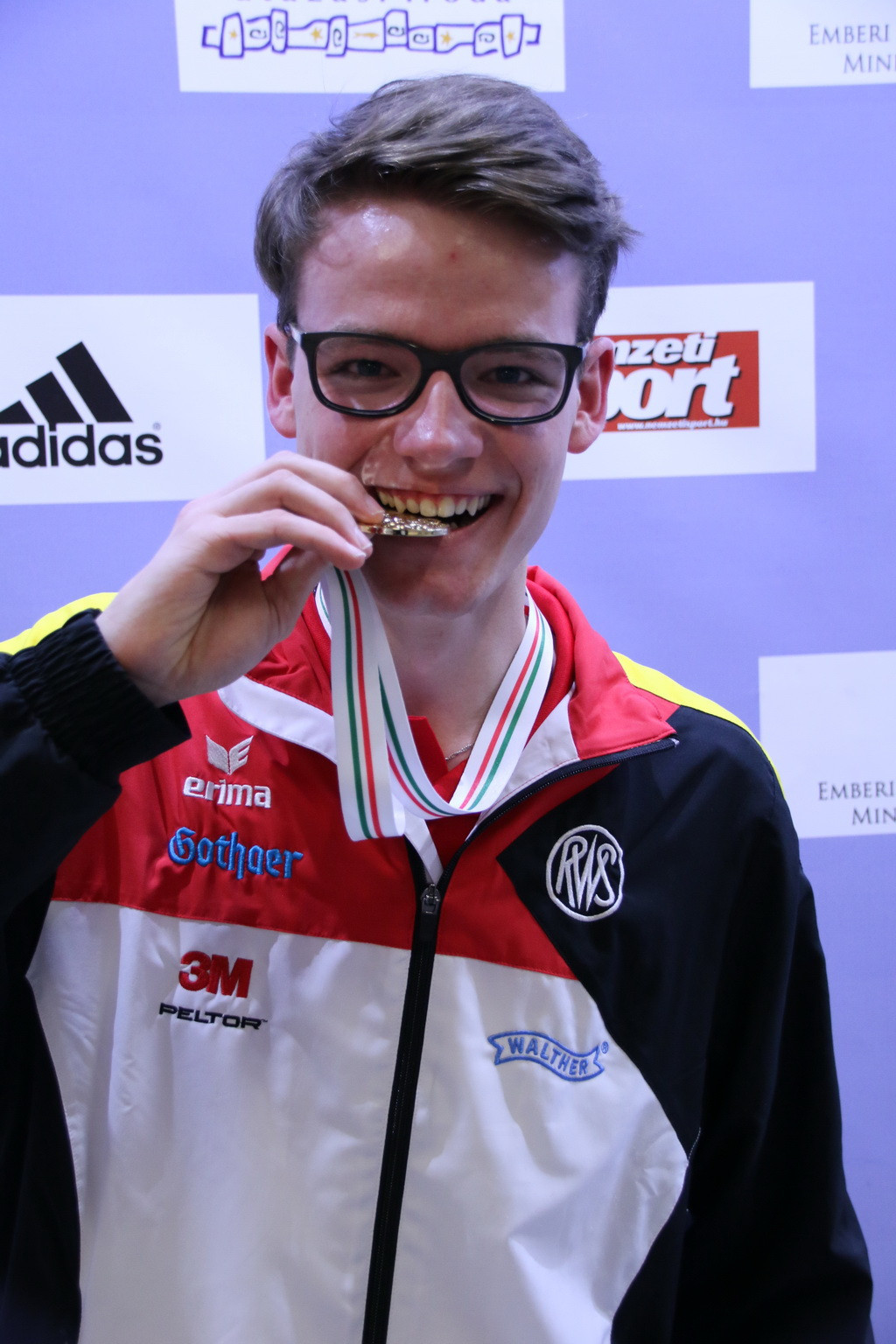 Germany's Maximilian Ulbrich won gold in today's men's junior event in Györ ©ESC
