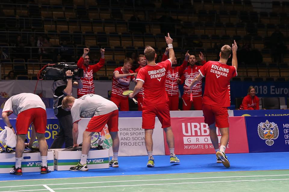 Denmark have won every men's European team competition since its inception ©Badminton Europe/Facebook