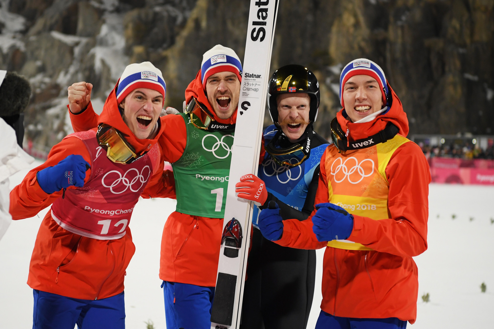 Norway won gold in the men’s team event as ski jumping action at the Pyeongchang 2018 Winter Olympic Games concluded today ©Getty Images