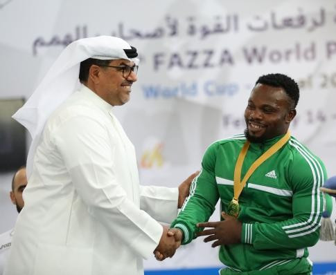 Paul Kehinde was a class apart in his category ©Fazza Cup