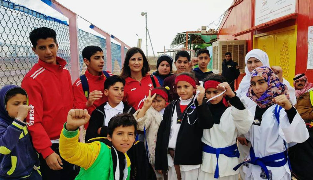 Youngsters praise Taekwondo Humanitarian Foundation work at Azraq Refugee Camp