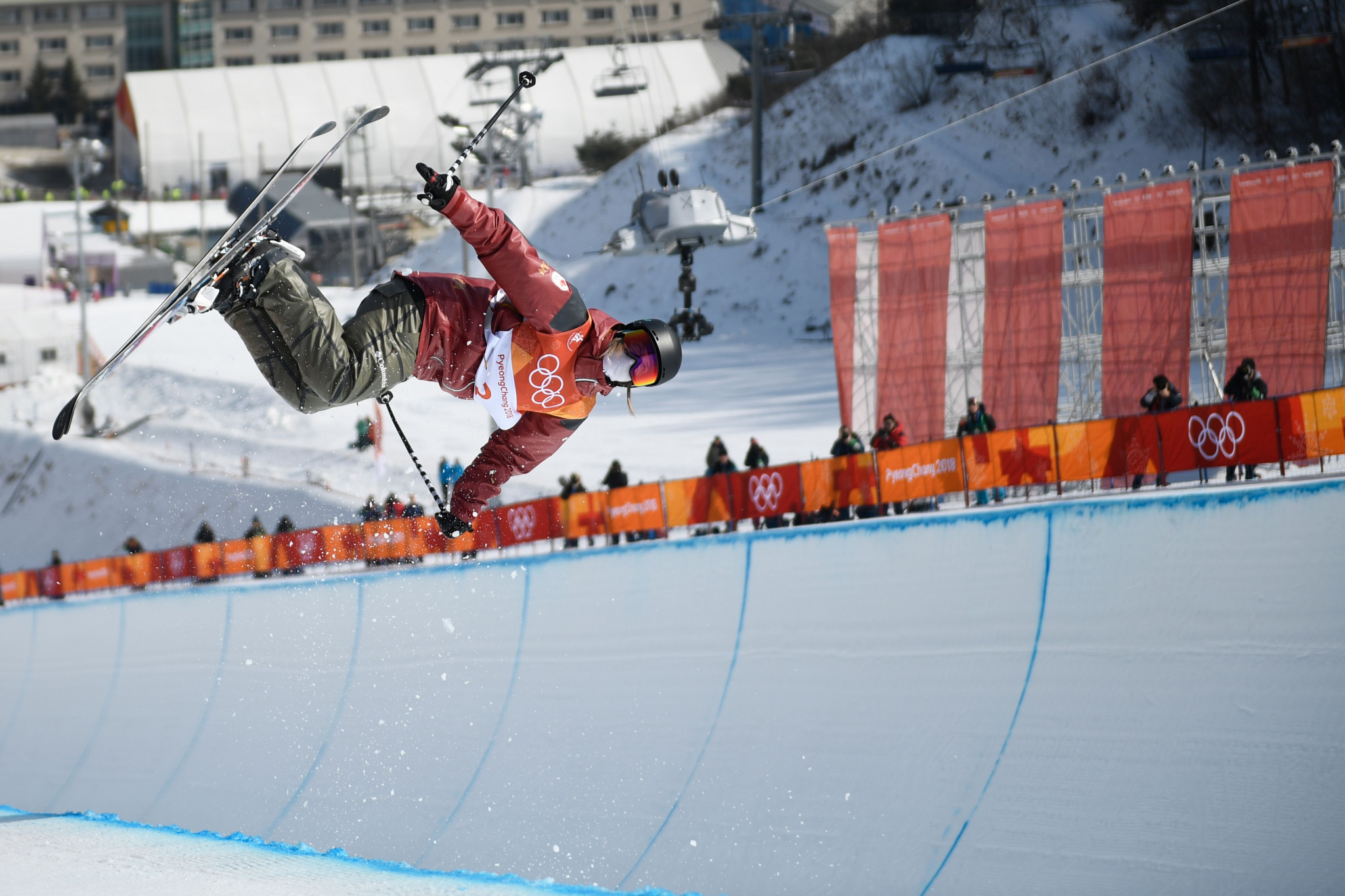 Cassie Sharpe took the women's halfpipe gold medal with a superb second round score ©Getty Images