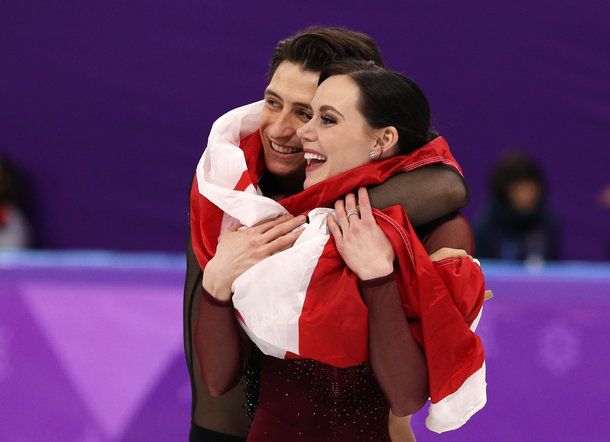 The Canadian duo became the most decorated figure skaters in Olympic history ©Getty Images