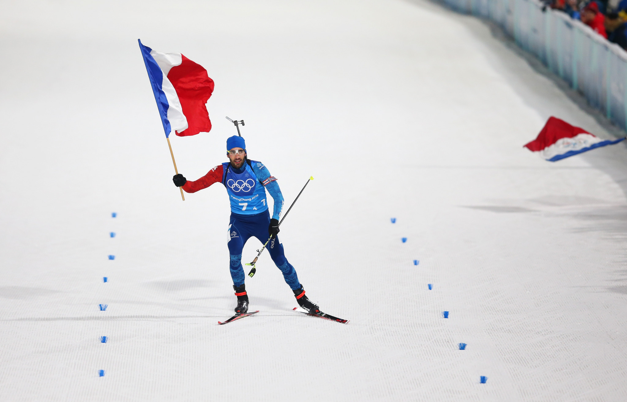 The French star secured his third title at Pyeongchang 2018 and fifth Olympic crown ©Getty Images