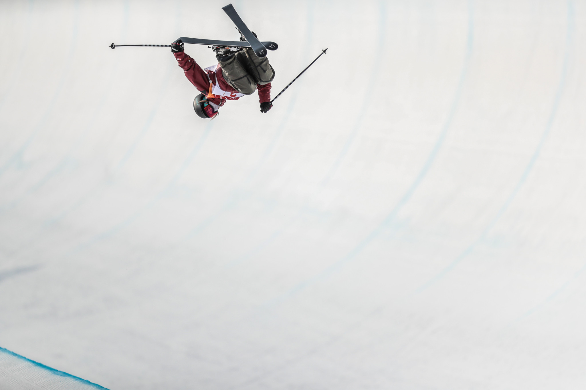 Cassie Sharpe claimed women's ski halfpipe gold for Canada ©Getty Images