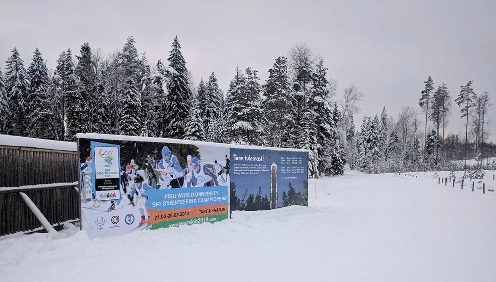 The FISU World University Ski Orienteering Championship is taking place in Tartu this week ©FISU