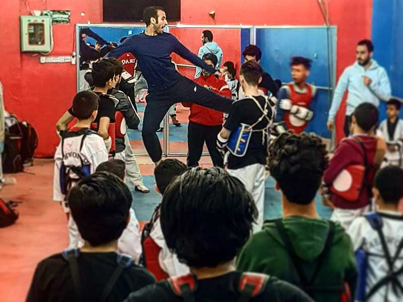 Jalal Khodami has attended previous taekwondo training camps in Iraq and Greece ©Iranian Taekwondo Federation